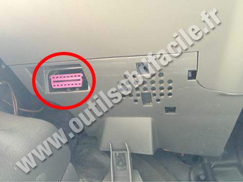 Audi A4 B6 connecteur OBD
