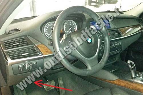 BMW X6 tableau de bord