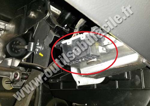 Chevrolet Aveo connecteur OBD2
