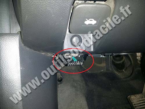 Chevrolet Captiva connecteur OBD2