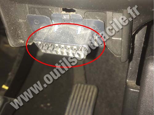 Chevrolet Cruze - Connecteur OBD