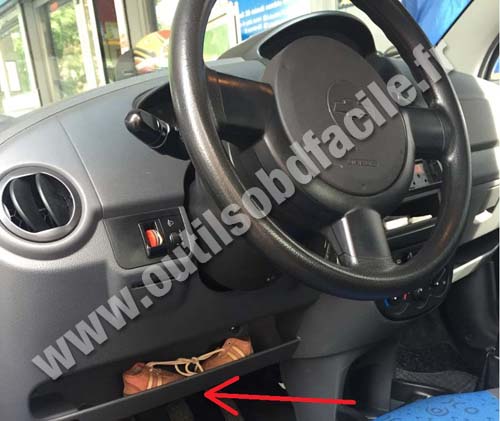 Chevrolet Matiz tableau de bord