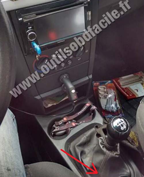 Chevrolet Meriva A console centrale
