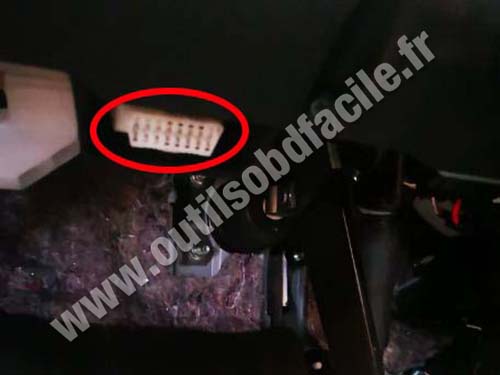 Citroen C1 - Connecteur OBD