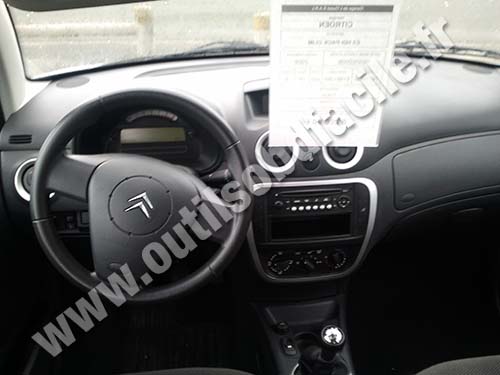 Citroen C3 tableau de bord