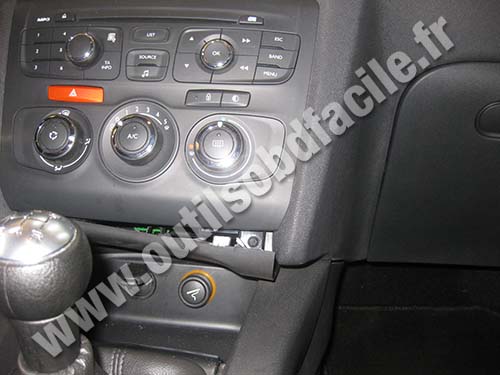 Citroen C4 console centrale