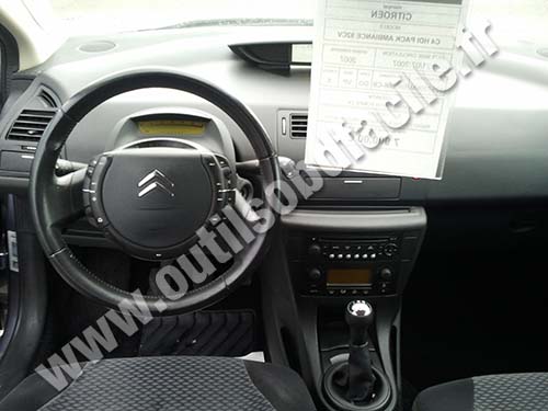 Citroen C4 tableau de bord