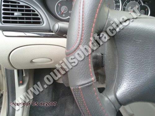 Citroen C5 tableau de bord