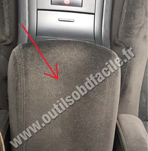 Citroen C6 - Accoudoir