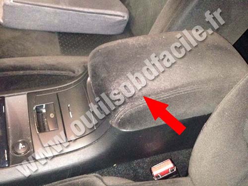 Citroen C6 - Vide poche central