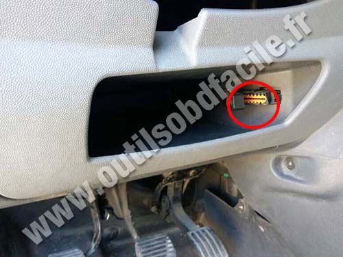 Citroen Jumpy Connecteur OBD