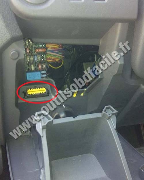 Dacia Lodgy prise de diagnostique OBD2