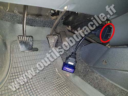 Daewoo Lanos - Connecteur OBD
