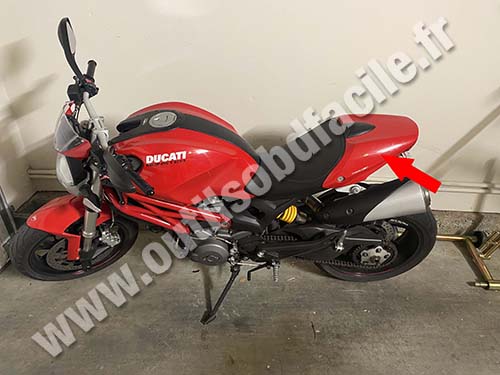Ducati Monster - Vue d