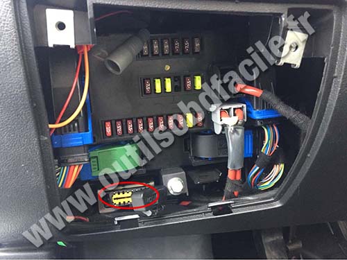 Fiat Ducato - Prise OBD