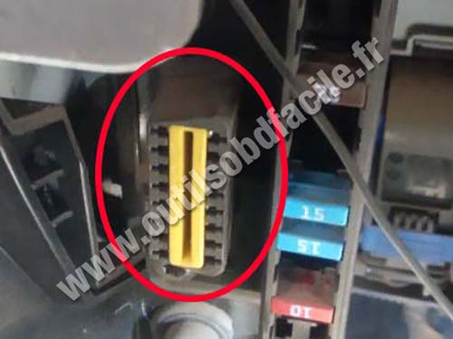 Fiat Fiorino - Prise OBD
