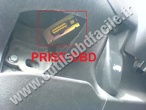 Fiat Multipla connecteur OBD