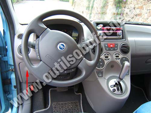 Fiat Panda 2 tableau de bord