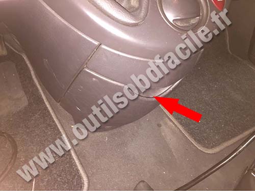 Fiat Ulysse - Vide poche central