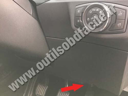 Ford Mondeo 4 RHD Pédalier