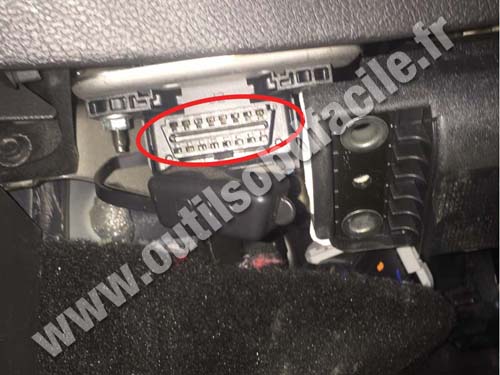 Ford Mondeo - Connecteur OBD II