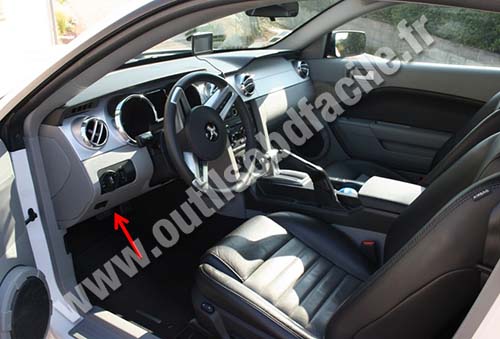 Ford Mustang GT prise OBD2