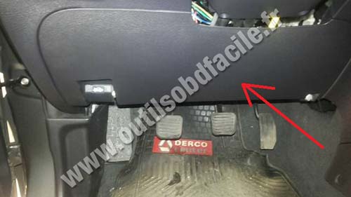 Great Wall Haval H3 manette ouverture capot