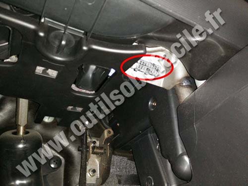 Honda Jazz - Prise EOBD