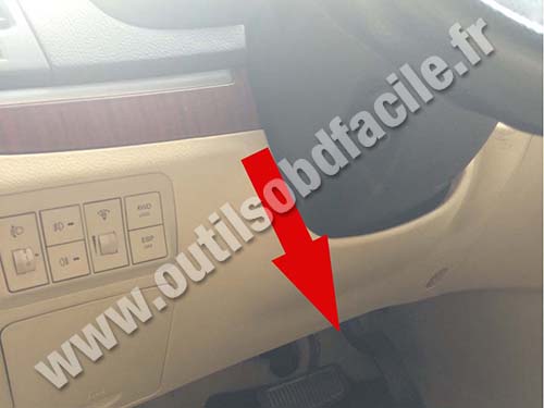 Hyundai Santa Fe Coté conducteur