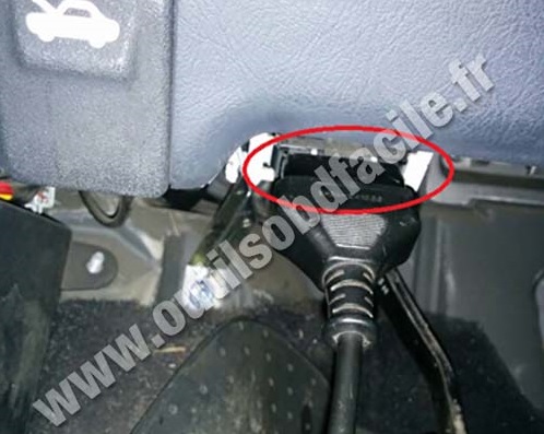 Hyundai Tucson prise OBDII
