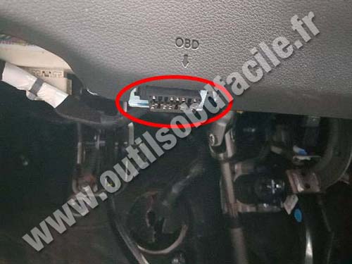 Hyundai Tucson - Prise OBD