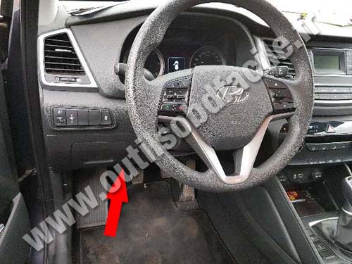 Hyundai Tucson - Pédalier