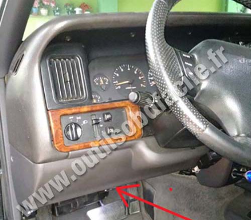 Jeep Grand Cherokee tableau de bord