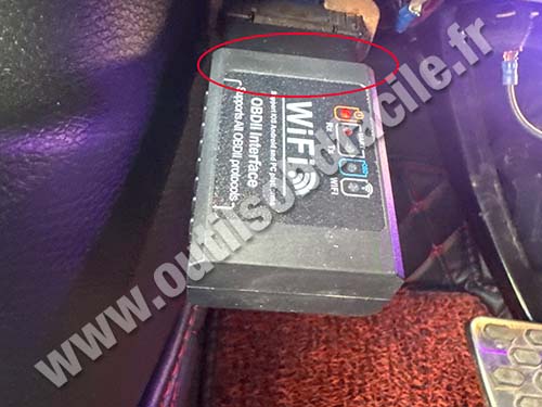 Jeep wrangler JL - Connecteur OBD