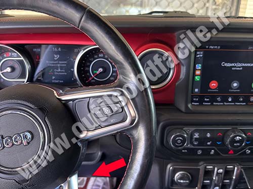 Jeep wrangler JL - Tableau de bord