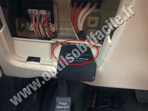 Kia Cadenza - Prise OBD