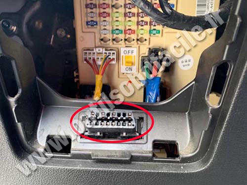 Kia Carens - Prise OBD