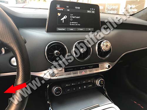 Kia Stinger - Tableau de bord