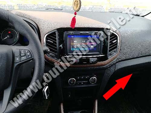 Lada XRAY - Tableau de bord