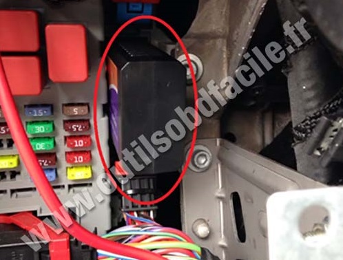 Lancia Delta prise OBD2