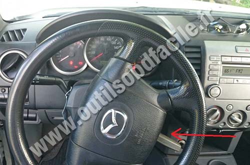 Mazda BT 50 tableau de bord