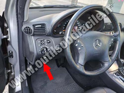 Mercedes Classe C W203 - Pédalier