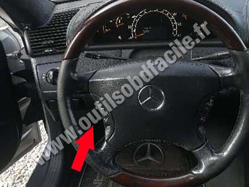 Mercedes Classe CL C216 - Pédalier