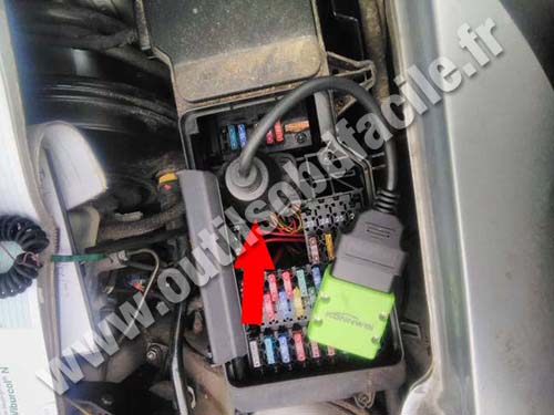 Mercedes Classe E 210 - Boite à fusibles