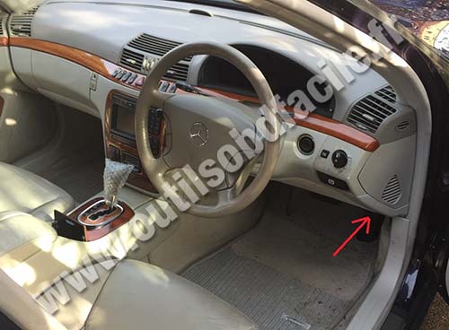 Mercedes Classe S W220 tableau de bord