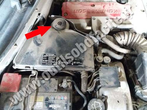Mercedes Classe SLK - Compartiment moteur