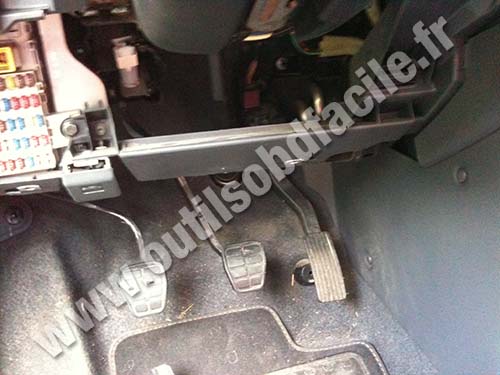 Mitsubishi Colt - Coté console centrale