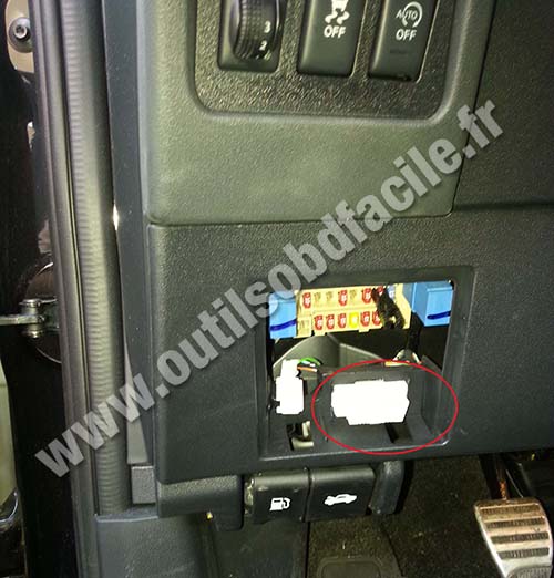 Nissan Qashqai prise diag OBD2