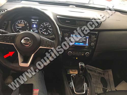 Nissan Rogue - Tableau de bord