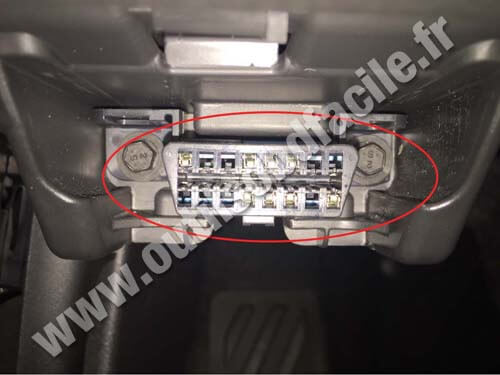 Opel Astra K Prise OBD 2